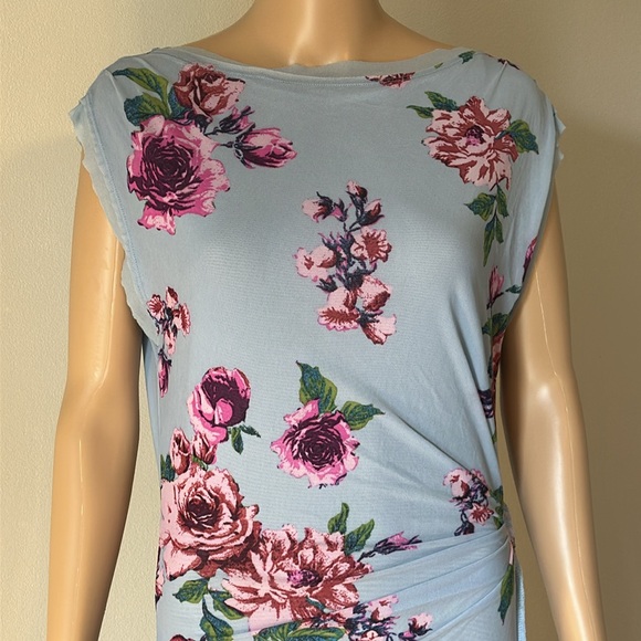 Free People Maxi Dress Blue Floral - Picture 3 of 6